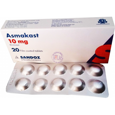 Asmakast 10 mg ( Montelukast ) 30 film-coated tablets 